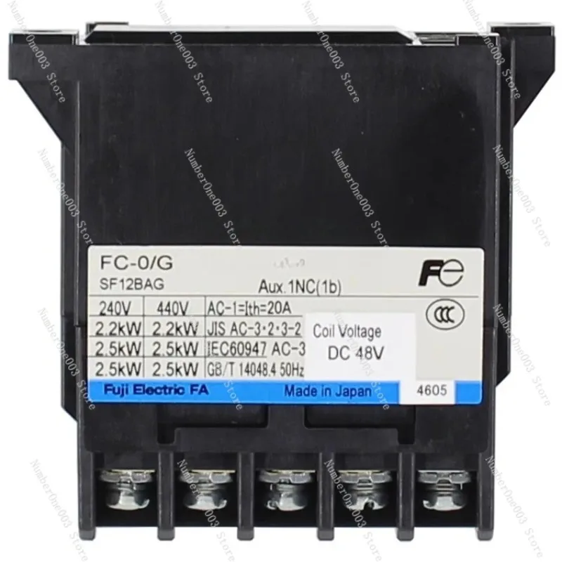 Japan Imported Fuji FC-0/G Hitachi Elevator Part 10TA Contactor DC48V 2A2B Sealed Star Model