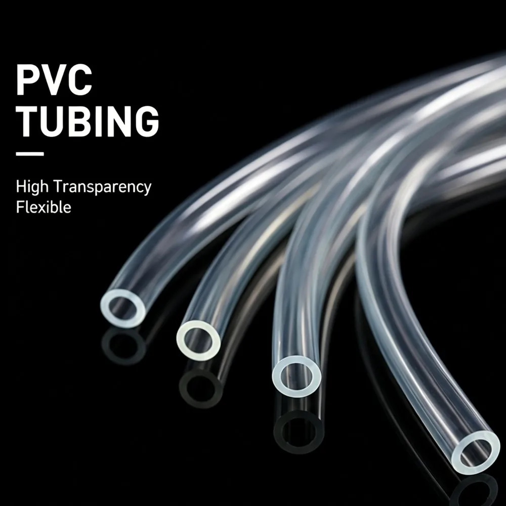 Transparent PVC Hoses Inner Diameter 2 3 4 5 6 7 8 9 10 12 13 16 19 25mm Plastic Hose High Quality Garden Tube Water Pipe