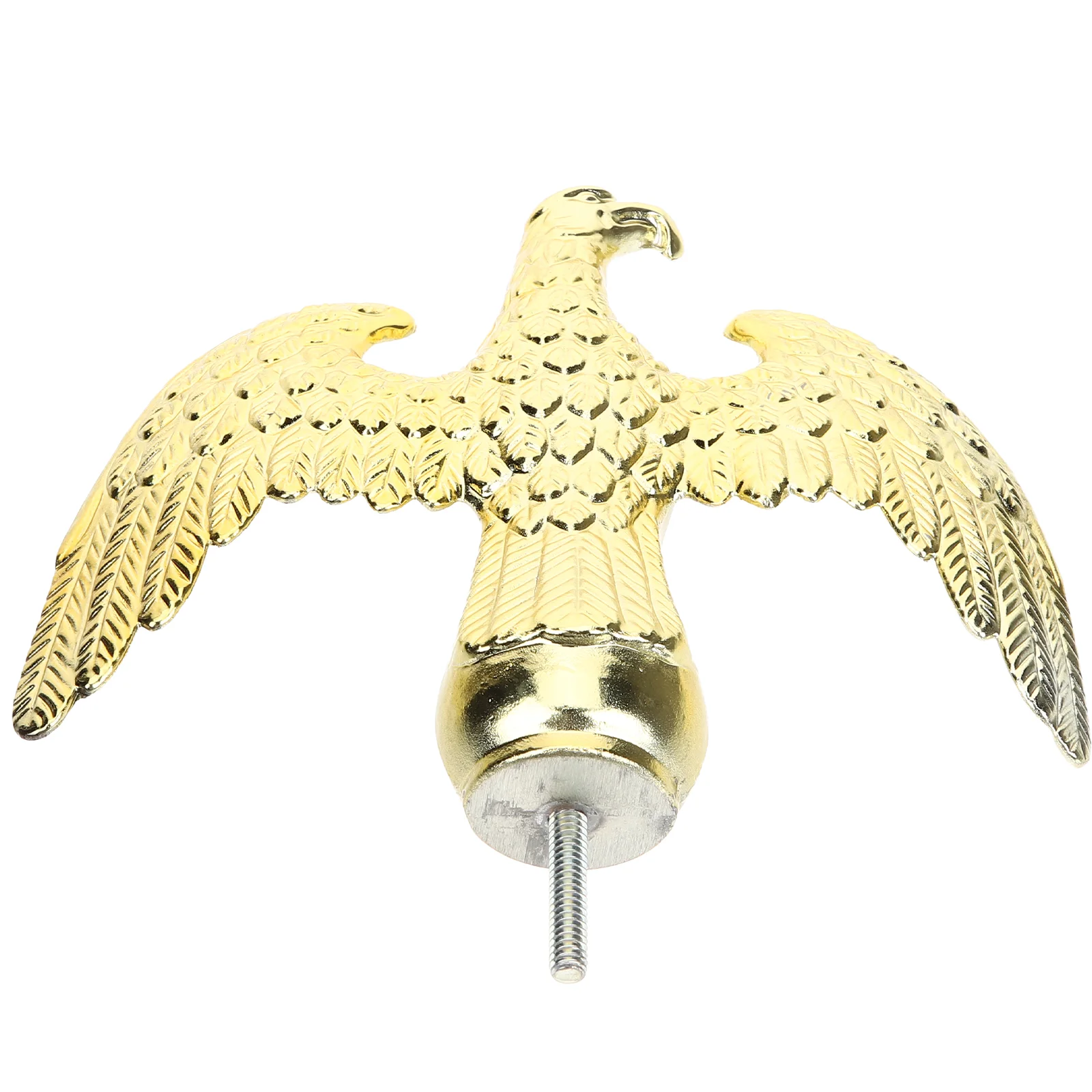 1 pcs Eagle Decor Aluminum Alloy Yard Accessories Parts Pole nament Pole Topper Flagpole Eagle Yard Flag