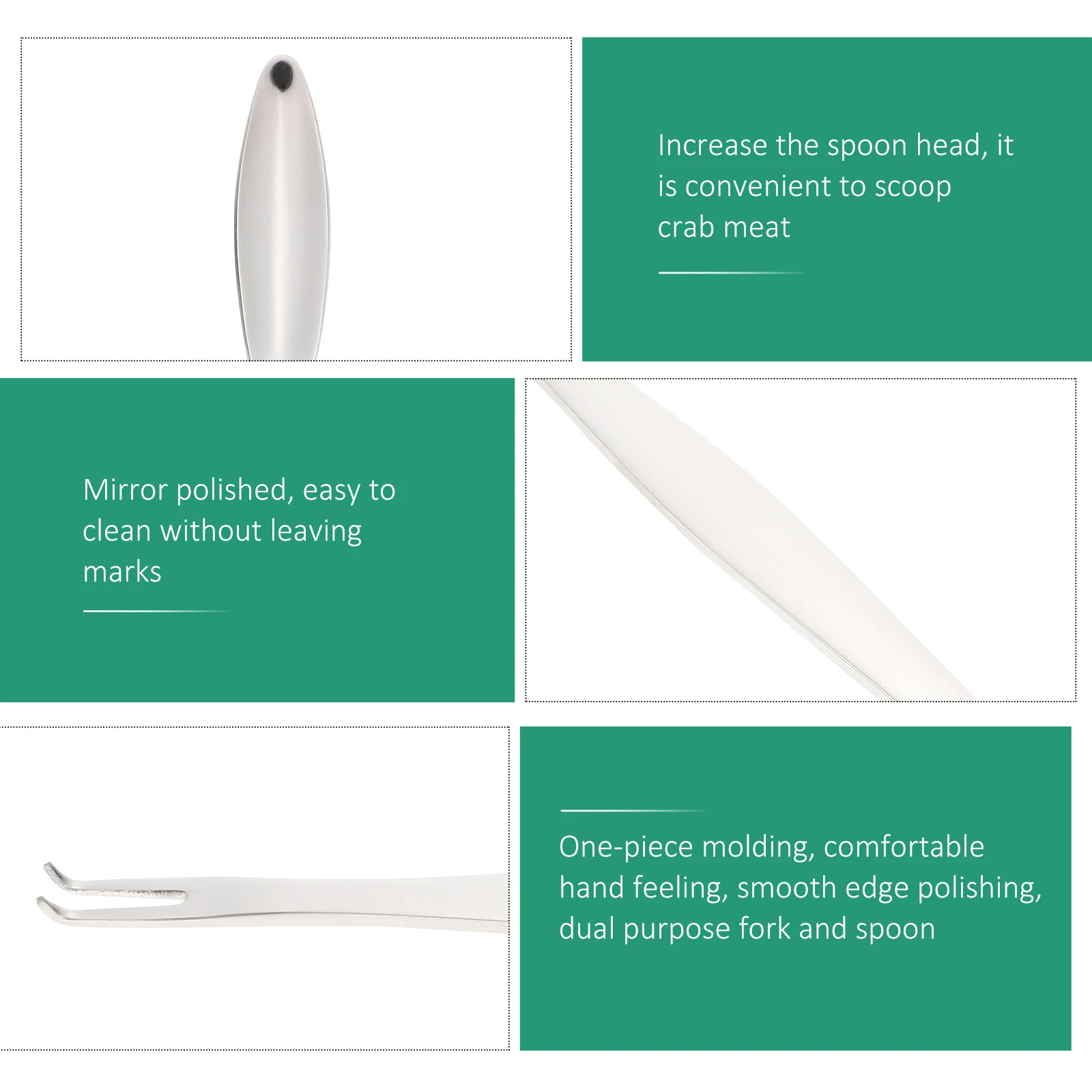 4pcs Stainless Forks Seafood Crab Leg Peeling Tools Openers Seafood Tools Set Kitchen Accessories Portable