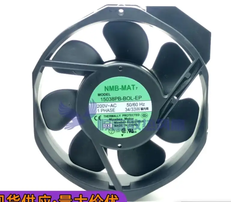 

SUNON 15038PB-BOL-EP AC 200V 34/33W 172x150x38mm Server Cooling Fan