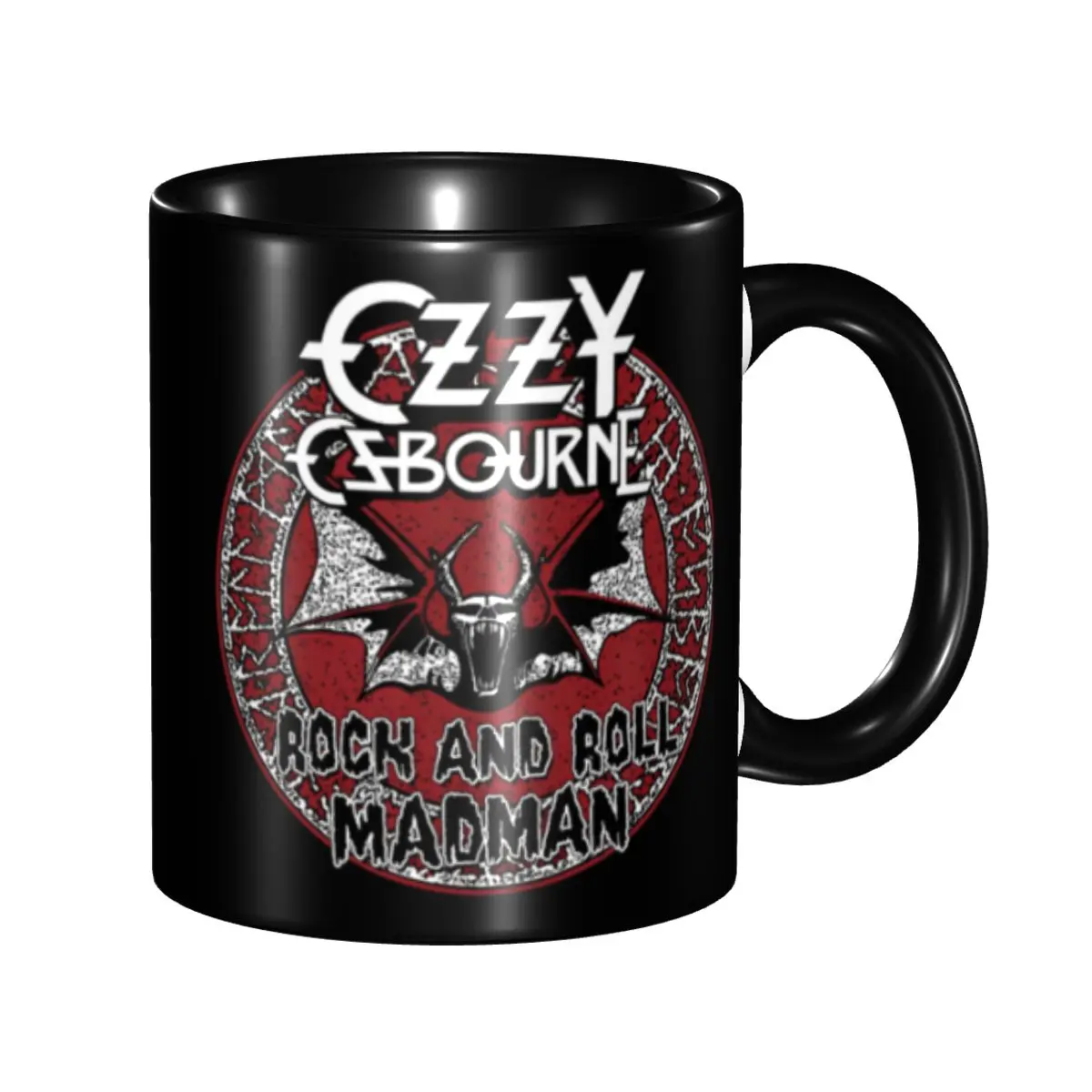 

Personalized Ozzy Osbourne British Rock Heavy Metal Singer Coffee Mugs DIY Ceramic Milk Tea Cup