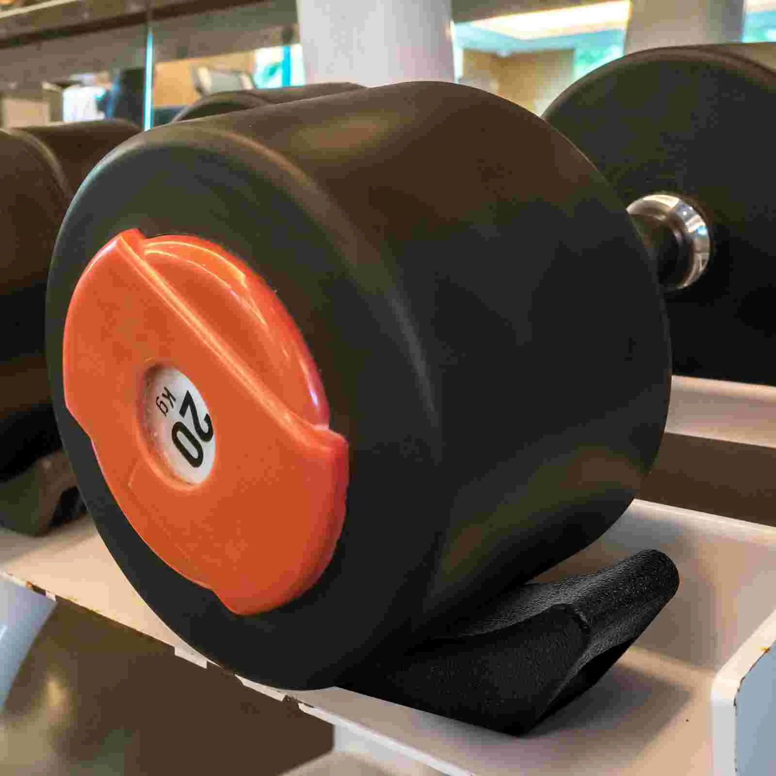 5-delig halterrek Plastic zadels Fitnessapparatuur Wiegen Home Gym Workout Opbergstandaard Beschermt vloer Voorkomt