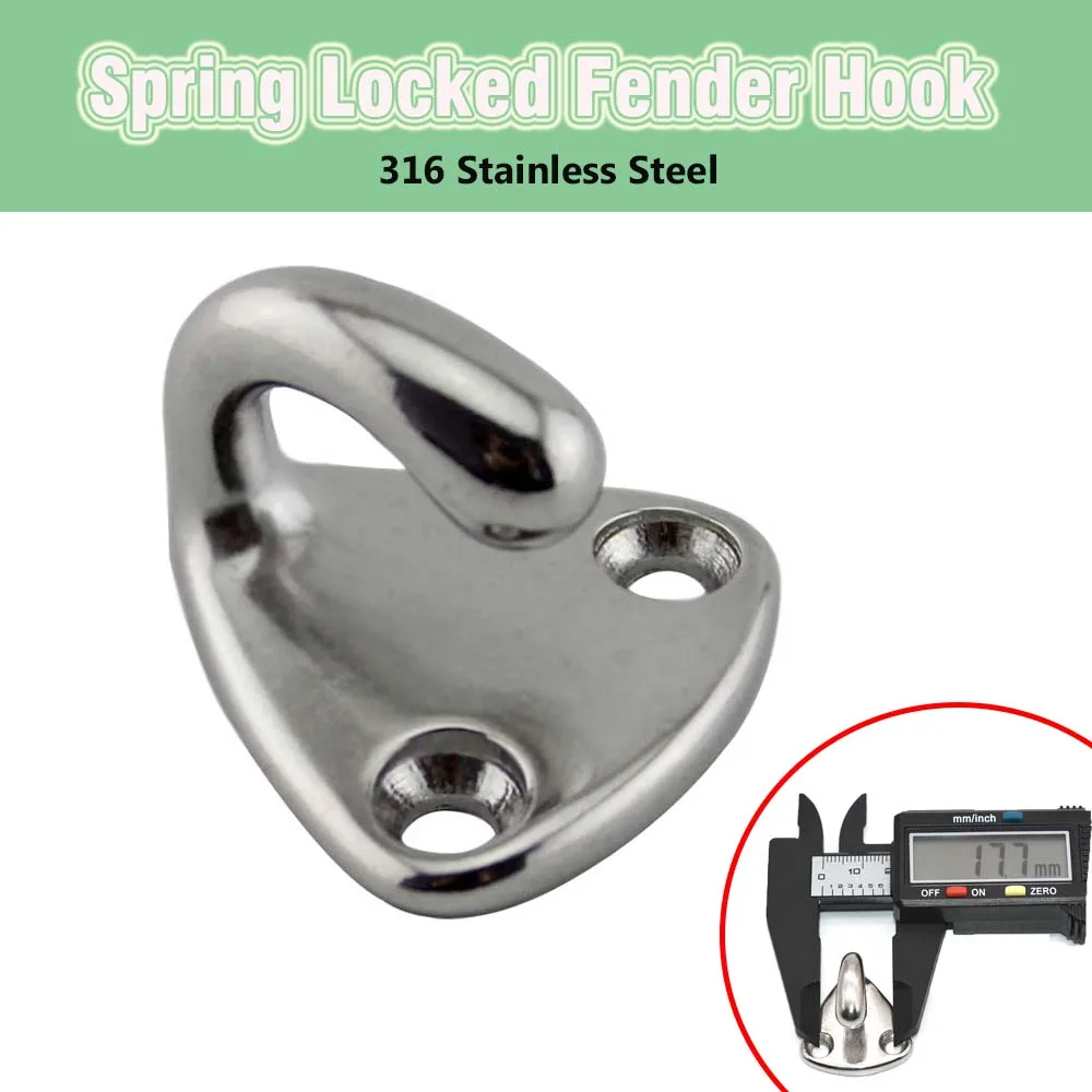 

2X крючок для крыла из нержавеющей стали 316, пружинный крючок, защелкивающийся веревочный крючок для лодки, парусного буксира, корабля, морского оборудования, крючок для крышки пальто