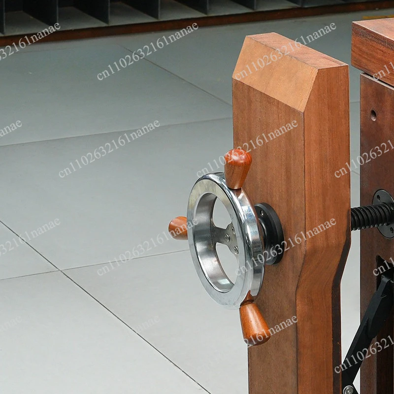 Workshop Woodworking Bench Adjustable Workbench Screw Legs Steel X Rack Sturdy Handwheel