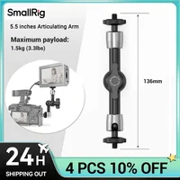 Cámara SmallRig 5,5 pulgadas brazo articulado montaje EVF soporte de micrófono Universal 1/4 ""a 1/4"" cámara de brazo mágico de aluminio 2065