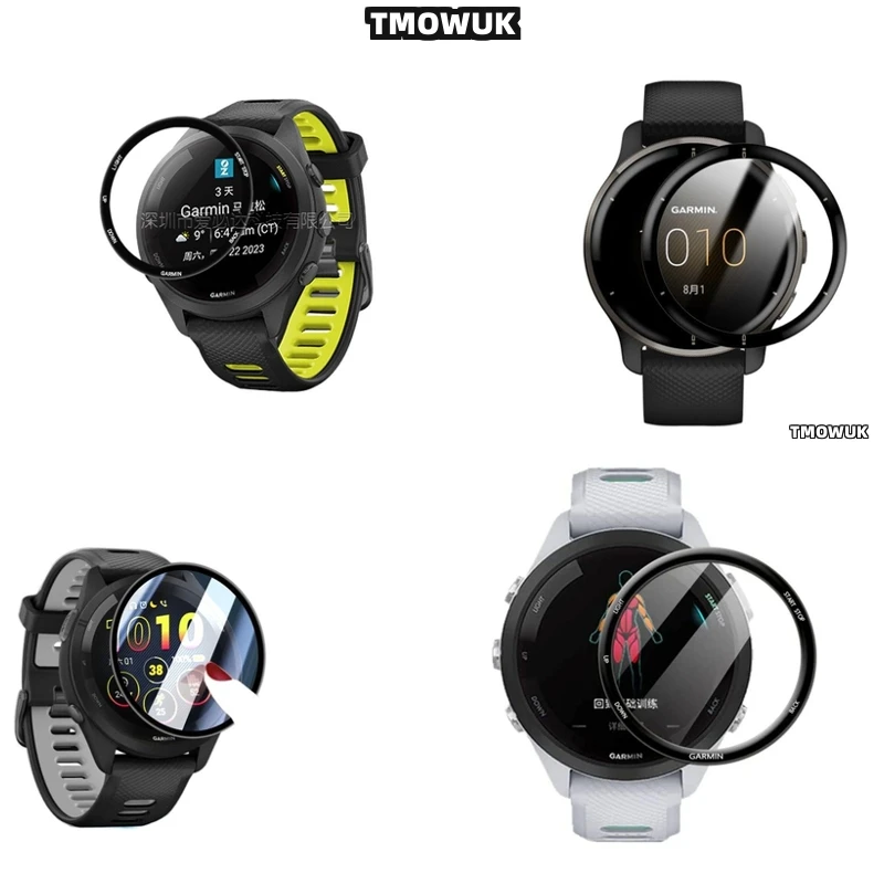 

For Garmin Forerunner 158 165 245 255 255s 265 265s Screen Protective Film Flexible 3D Full Cover