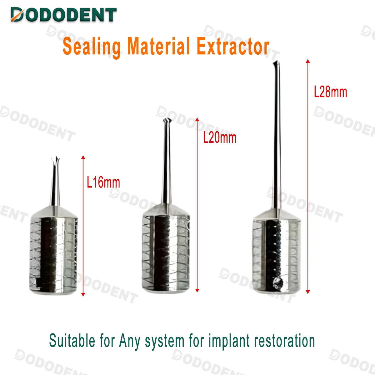 

Remover Suitable for Implant Restoration Dental Sealing Material Extractor Dental Sealing Material Removal Kit Oral Consumables