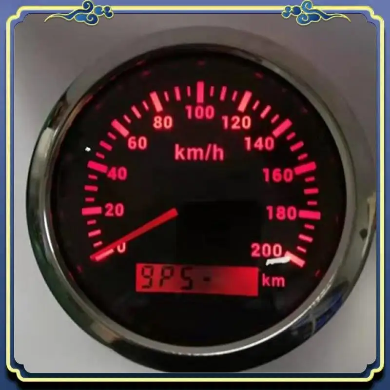 

AU16-85Mm 200KM/H GPS Speedometer 9-32V With Red Backlight Odometer Suitable For All Kinds Of Cars