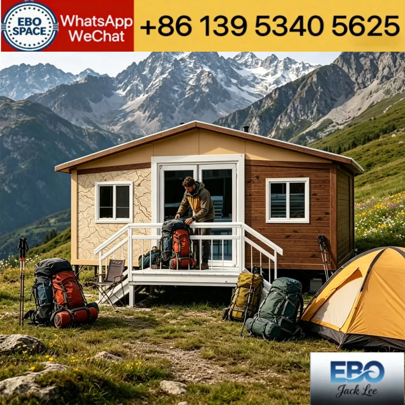 Custom Size Prefabricated Tiny Modular House Soundproof Windproof Suitable Australia Europe Residential Use