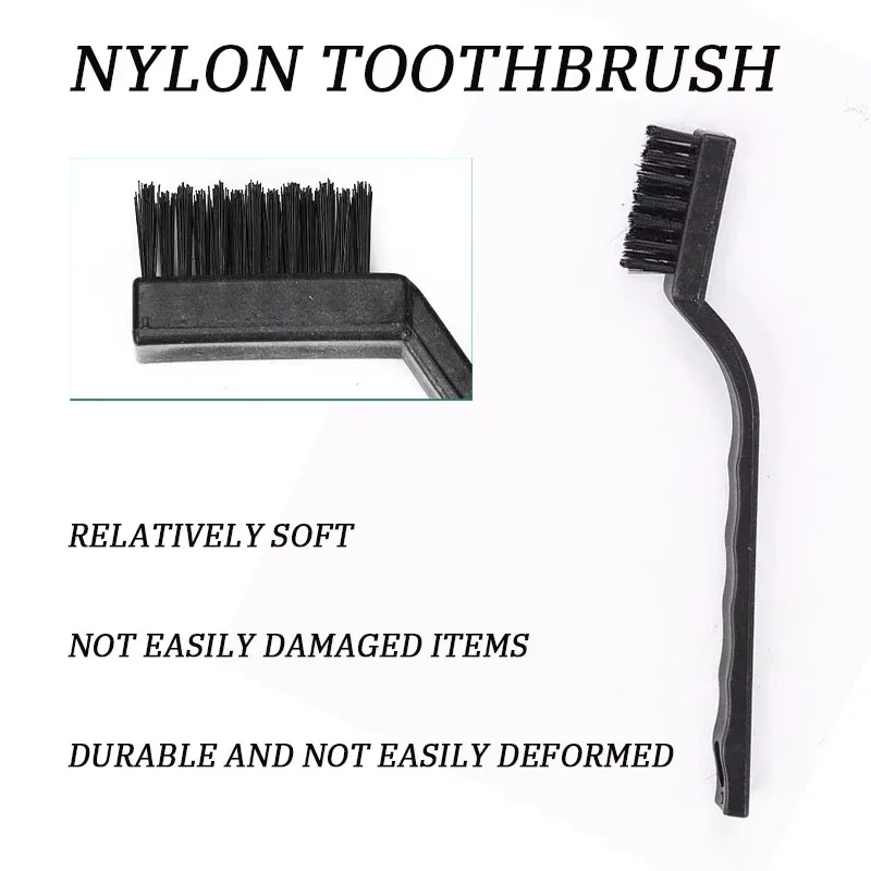 6 or12Pcs Industrial Toothbrush Mini Copper Steel Wire Brush Stainless Steel Wire Brush dirt hard cleaning toothbrush