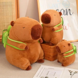 New hot20cm beautiful turtle backpack capybara anime cute toy soft capybara plush toy simulation plush animals kawaii plush doll 12 Main Sales Turtle Plush - №2