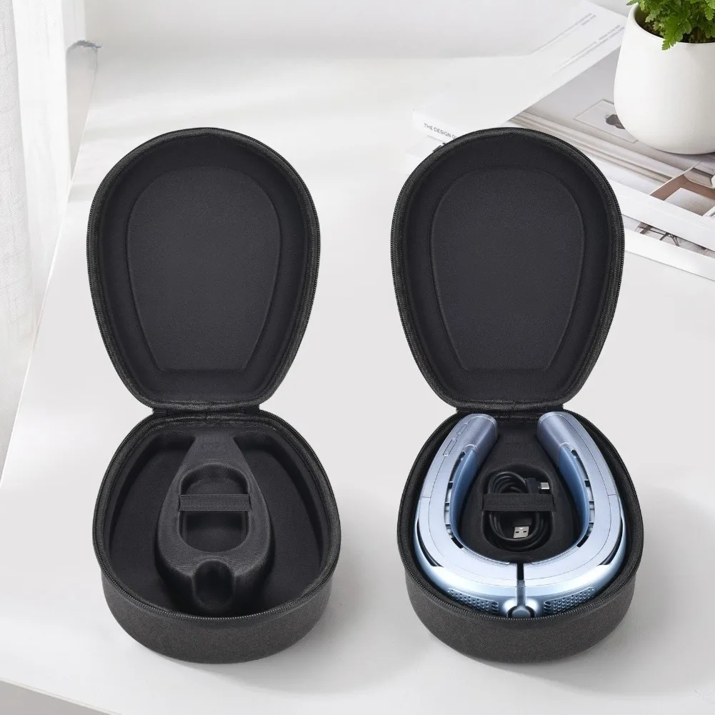 EVA Hard Shell Storage Box For RANVOO AICE LITE MAX 2026 Portable & Compact Neck Fan Protective Carrying Case For Travel