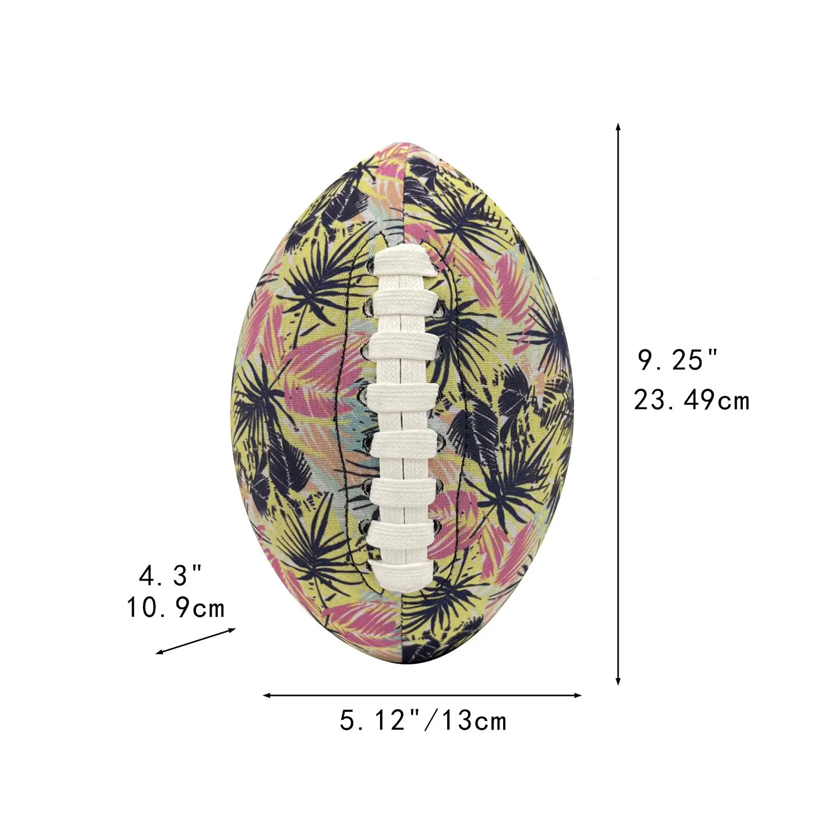 American Football Ball, Rugby Ball, Waterproof with Inflator Pump Portable Kids