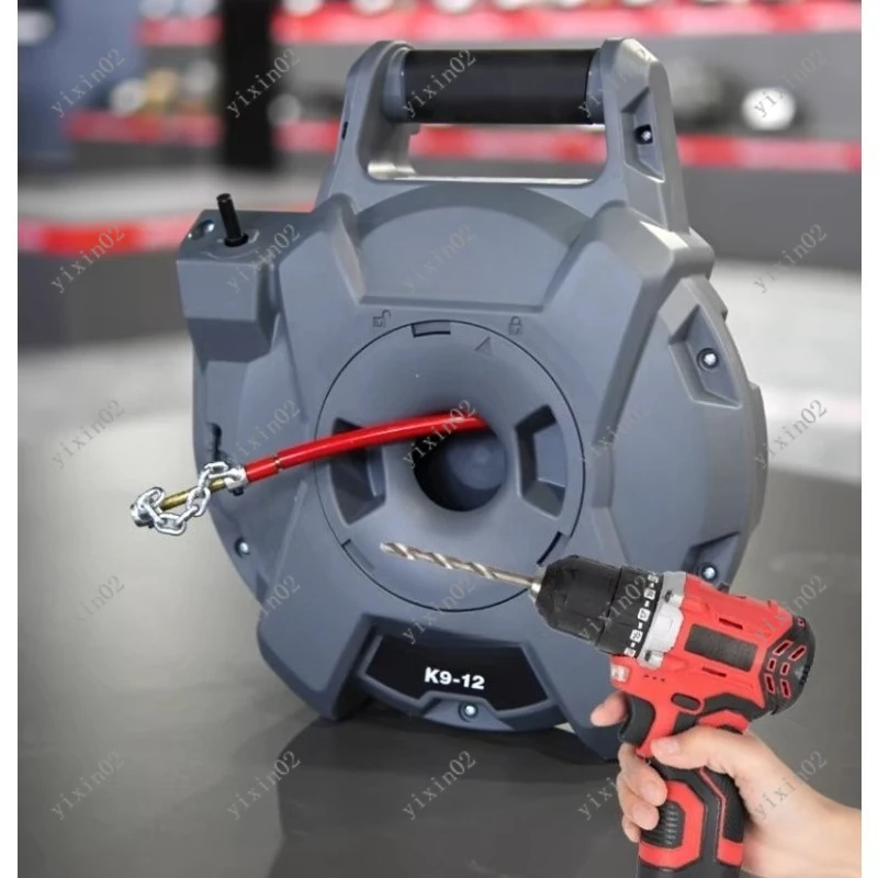 Flexible Shaft Pipe Dredging Machine Kitchen Sewer Oil Coffee Grounds Cleaner