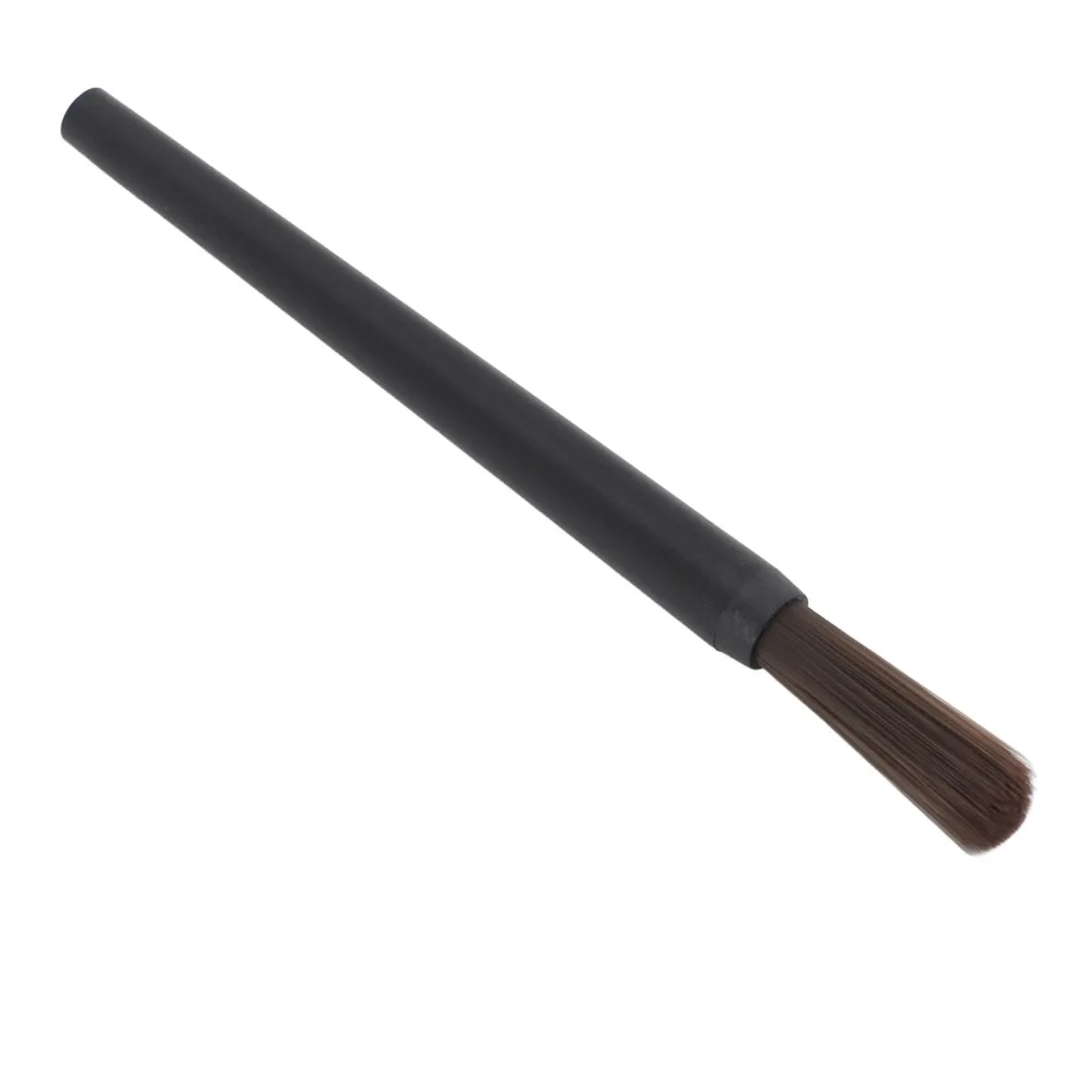 2 Pcs set Nylon Brush Coffee Grinder Cleaning Brush Plastic Handle High Efficiency Coffee Machine Cleaning Brush Black Color