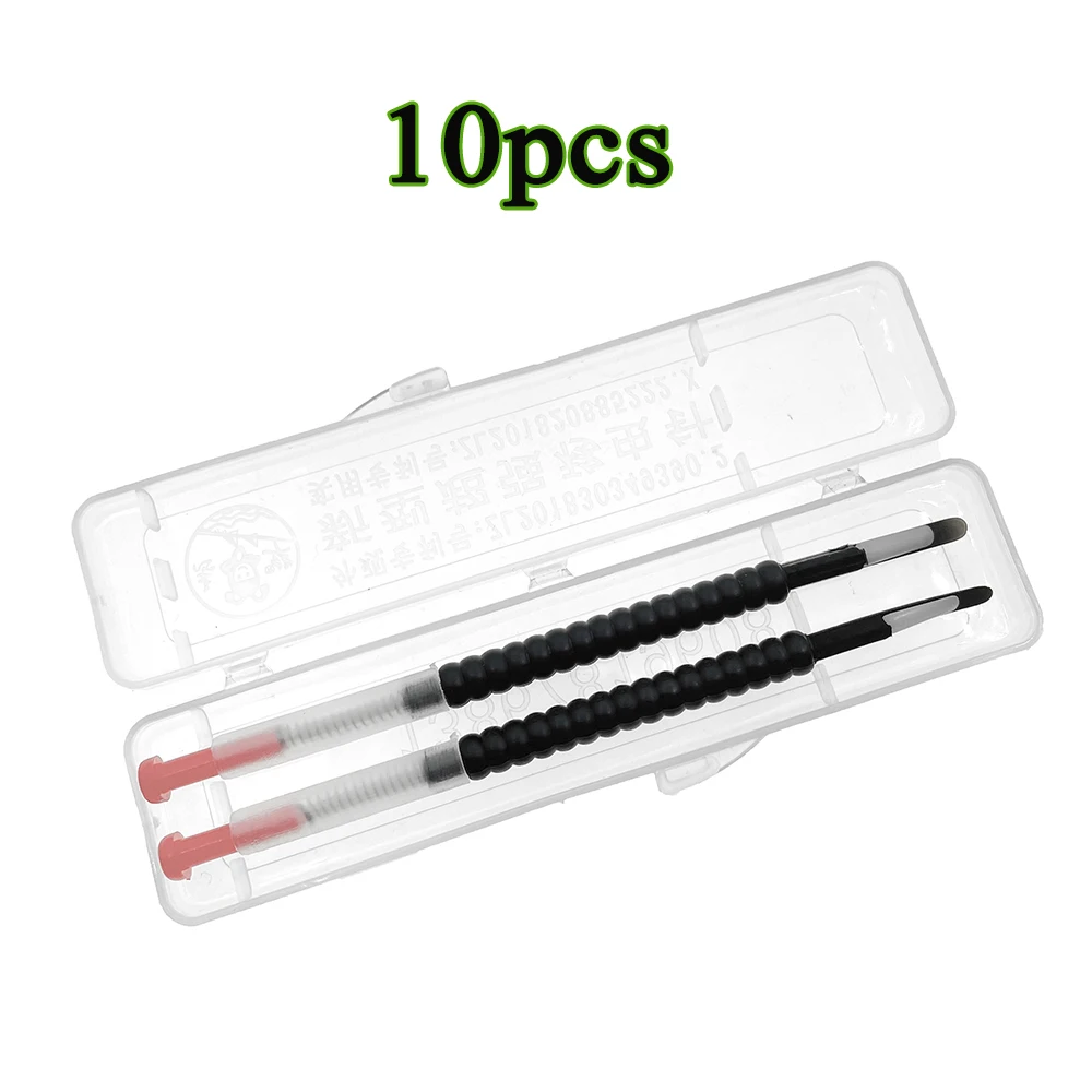 

10PCS/5Box Queen Rearing Grafting Cell Worm Larve Pen Chinese Type Retractable With Tongue Harmless Move To Holder Plastic Bee