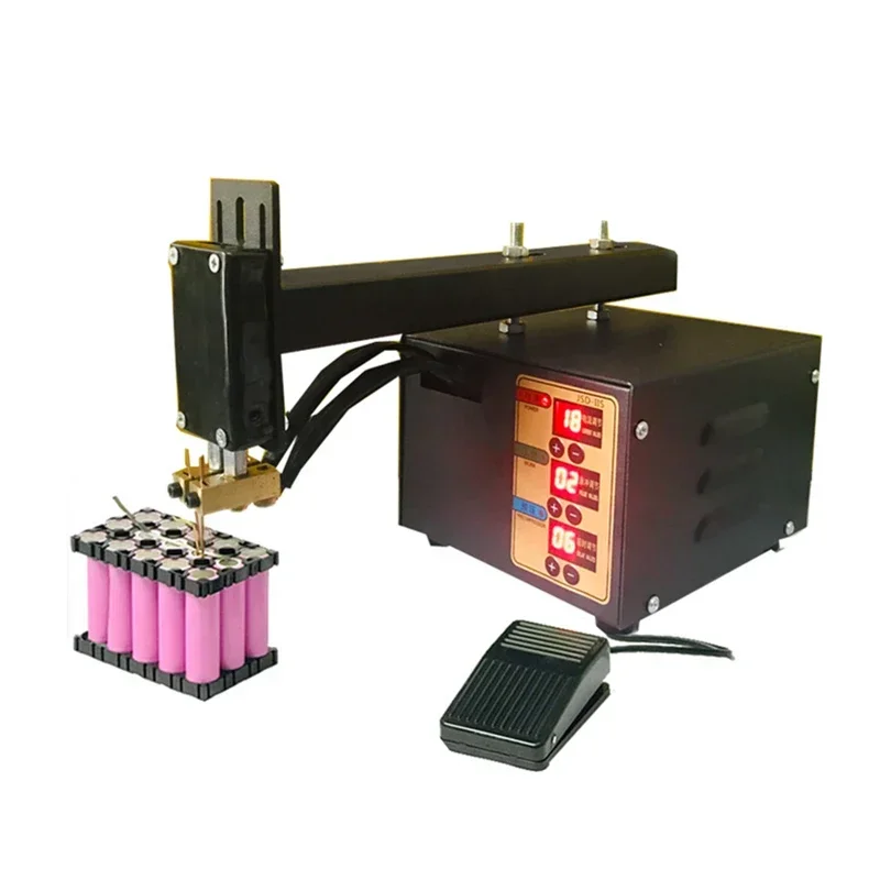 

High Power Battery Spot Welder 18650 Lithium Batteries Contact Welding 3KW Precision Pulse Nickel Strip Spot Welding Machine