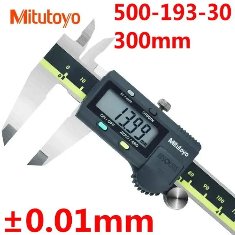 

Mitutoyo 500-193-30 300mm Digital Vernier Caliper 0.01mm Accuracy Absolute Digimatic Caliper for Industrial Measurement Tool