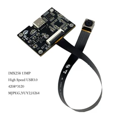 4208*3120 4K 13MP HD IMX258 USB3.0 Camera Module Autofocus H.264 Type-C UVC plug and play for Product Vision