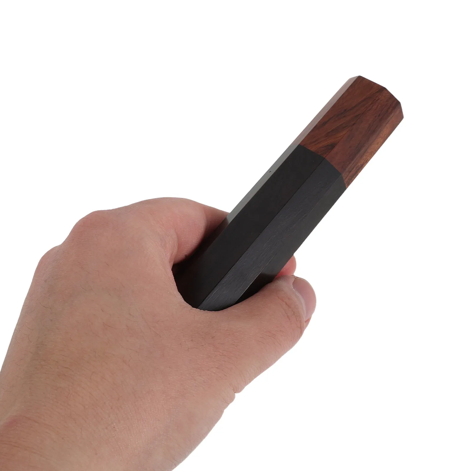 

Octagonal Ebony Kitchen Knife Handle Replacement Japanese Chef Knife Handle Wood for Repair Restoration Smooth Finish Grip