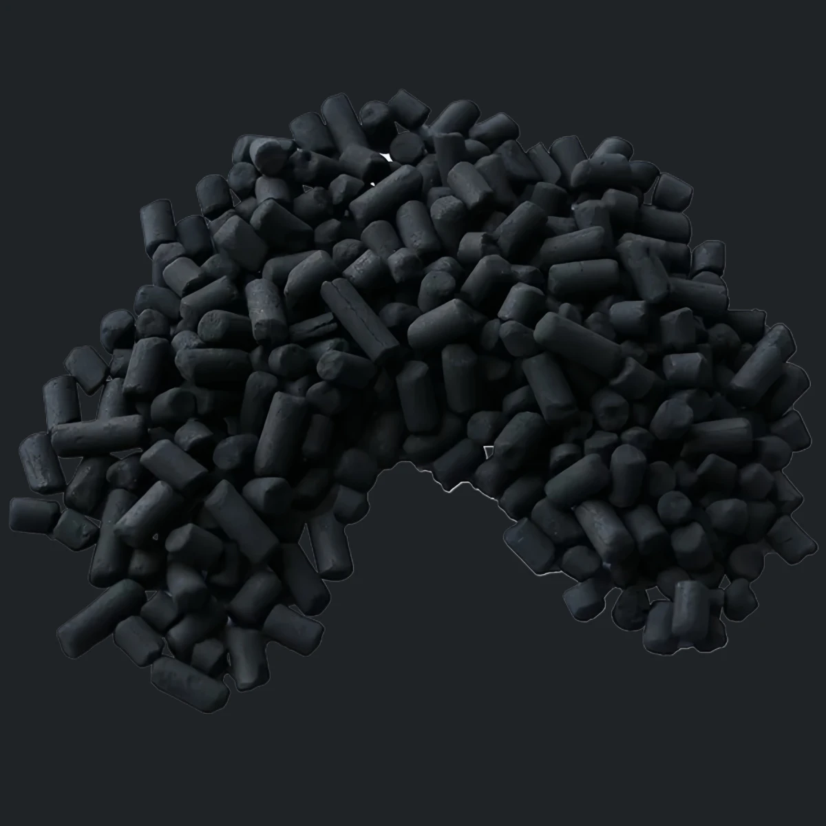 NX2M 3 مللي متر 4 مللي متر سعر المصنع عمودي الفحم النشط السائبة الفحم بيليه الكربون المنشط لمعالجة الهواء #1