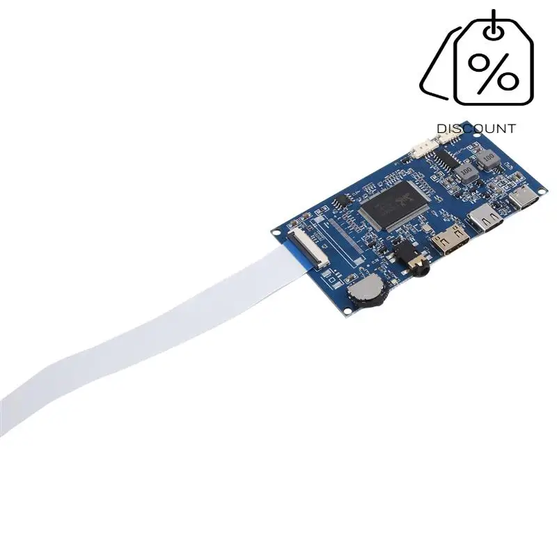 ABMF-Portable LCD Monitor Driver Laptop LCD Driver 30Pin EDP LCD Panel Controller DMI-Compatible TYPE-C LCD Driver 1366X768 Dura