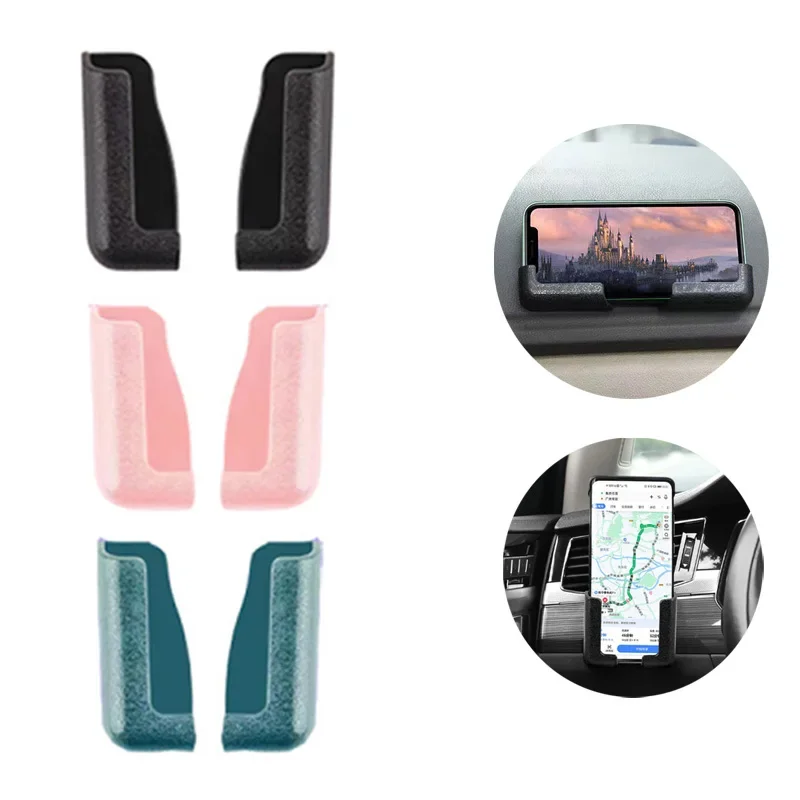 Car Multi-function Phone Holder Wall Mount, Self-adhesive Paper Wall Mount Hook Phone Holder Automatic Storage Brand New, 1Pack