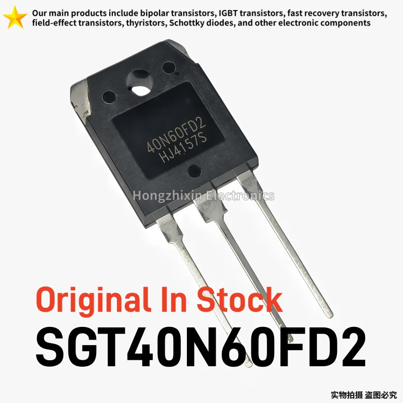 5/10/30PCS Original In Stock SGT40N60FD2 40A600V T0-3P 40N60FD2 Electromagnetic furnace welding machine IGBT power tube