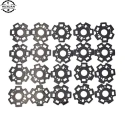 20pcs/lot 1W 3W 5W Heat Sink LED Aluminum Base Plate PCB Board Substrate 20mm Star Kit DIY Cooling Heat sink Wholesale