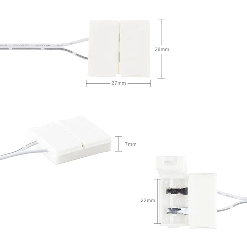 Câble audio super plat GNE, adapté au fil audio, connexion d'éclairage LED, connexion d'appareil, alimentation en cuivre pur à 2 cœurs