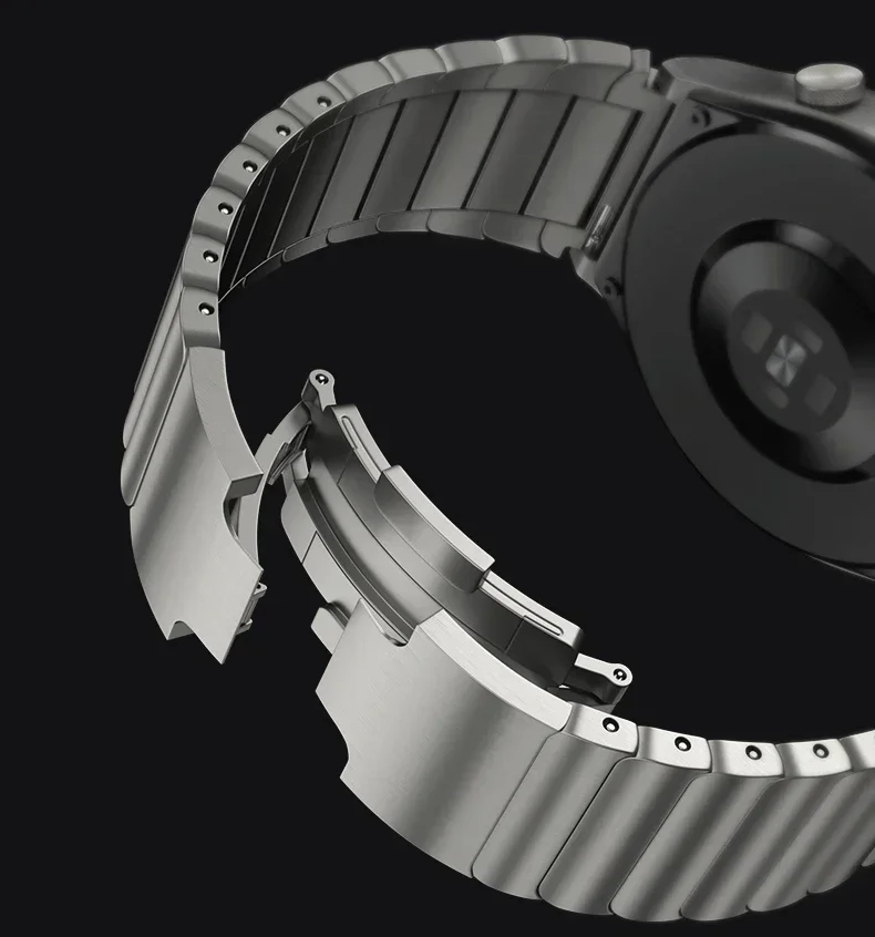 حزام معدني لساعة سامسونج جالاكسي الترا 47 ملم سوار معصم بديل عالي الجودة لساعة جالاكسي الترا سوار من الفولاذ المقاوم للصدأ