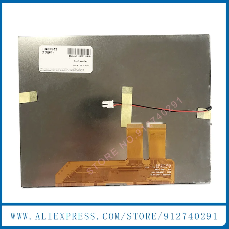 LB084S02-TD01 Original 8.4 Inch LB084S02 TD01 LB084S02(TD)(01) Co men C60 Monitor LCD Display Screen Panel