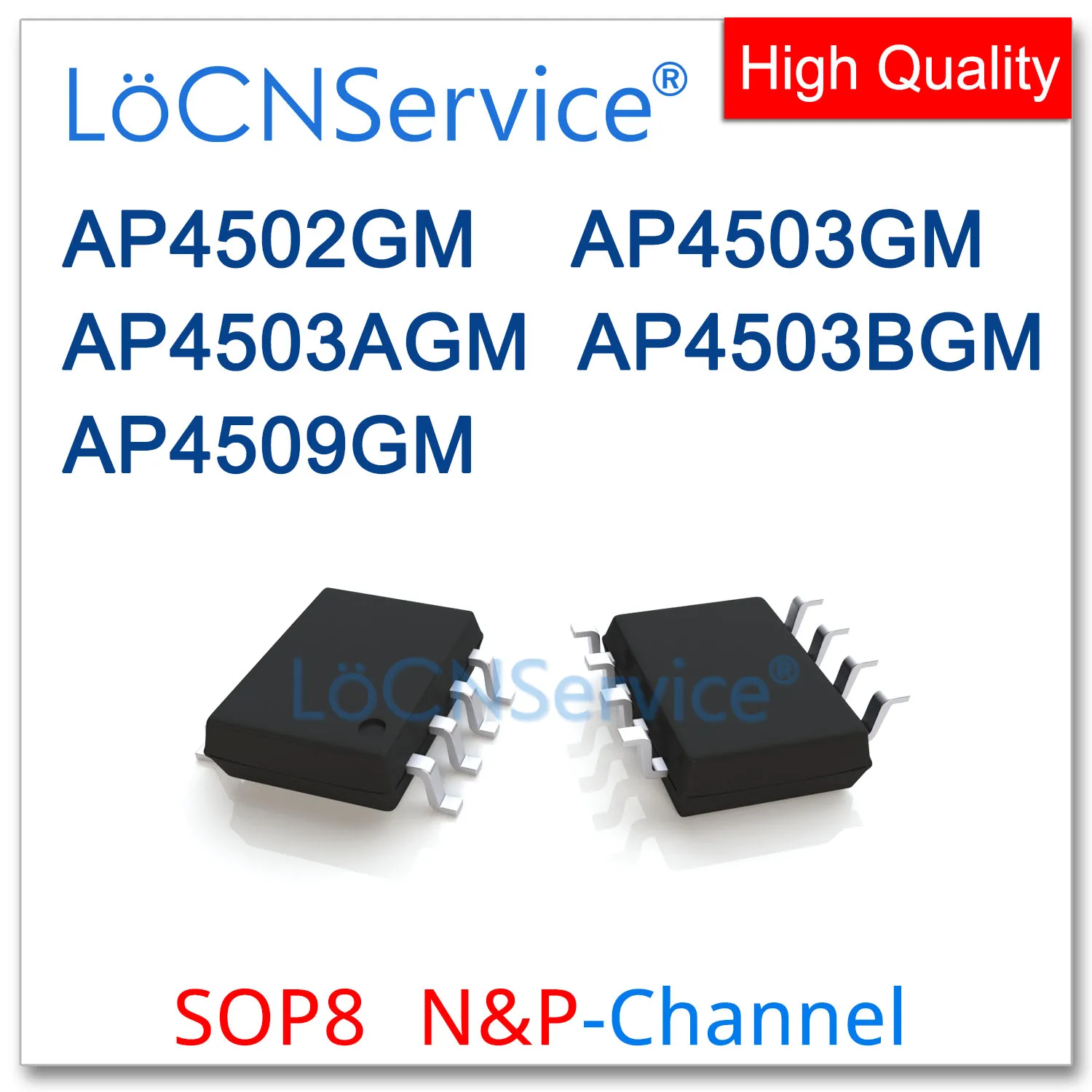 

LoCNService 50 шт. 500 шт. AP4502GM AP4503GM AP4503AGM AP4503BGM AP4509GM SOP8 N & P-CHANNEL 4502GM 4503GM 4503AGM высокое качество