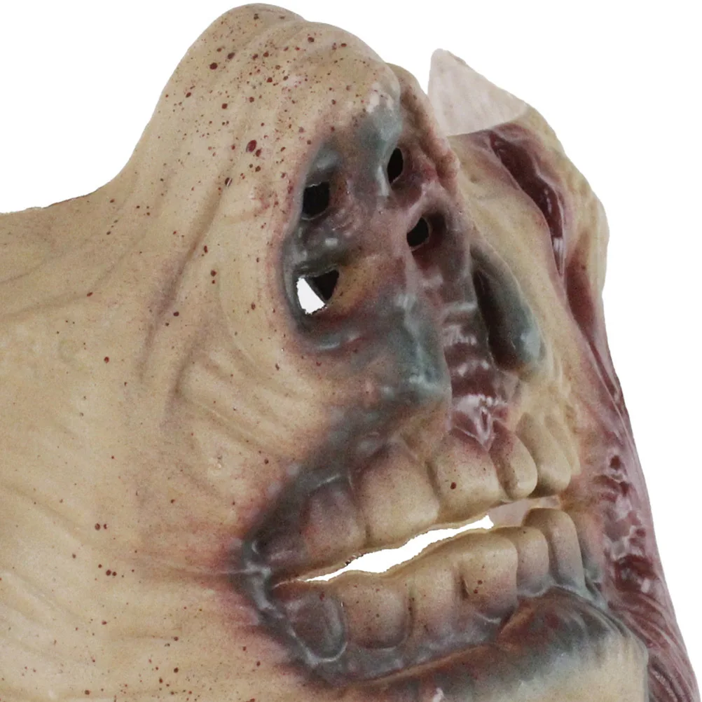 Halloween-Schädel-Halbgesichtsmaske, Horror-Maskerade, schützende, atmungsaktive Zombie-Maske für Party, Outdoor-Sportarten