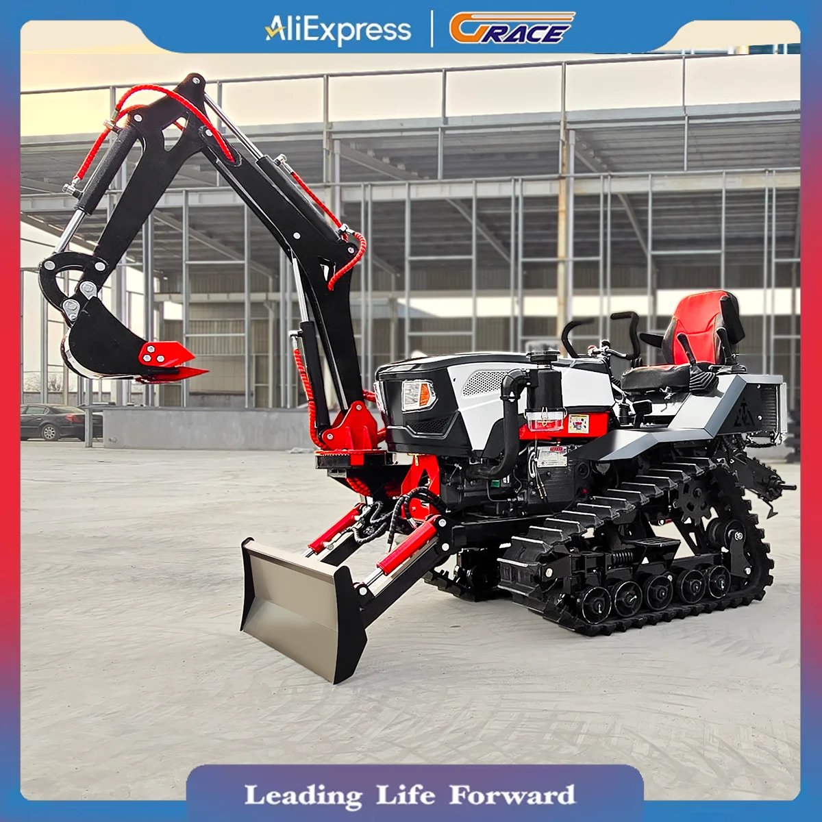 متعددة الأغراض جرار زاحف مزرعة جرار صغير معدات الزراعة آلة المزارع الزراعية المزارعين لا مراجعات