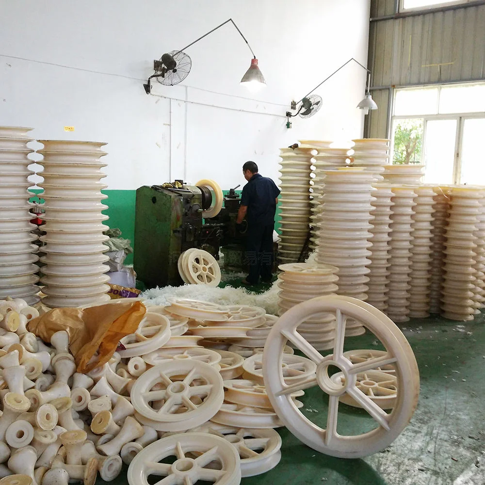 Wheel Cable Laying Pulley Block Stringing Cable Pulling Pulley And Tackle Hoist for Efficient Cable Management
