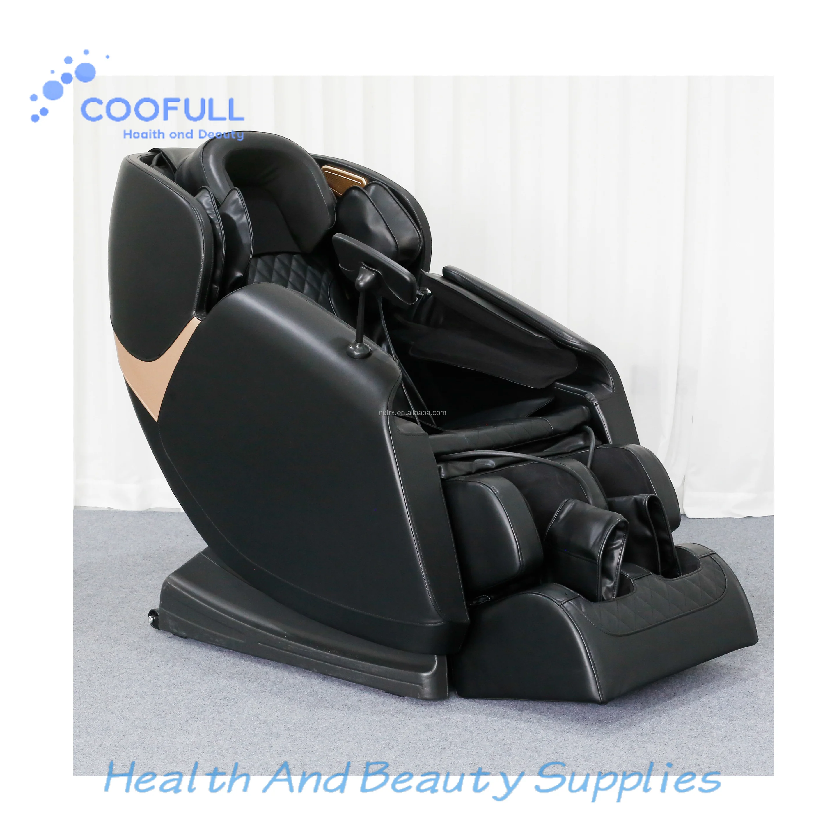 Coolfull 2025 Newest 5D Chair Massage Luxury Ai Music Shiatsu Full Body 4D Zero Gravity Air Pressure PU Leather Massage Chair