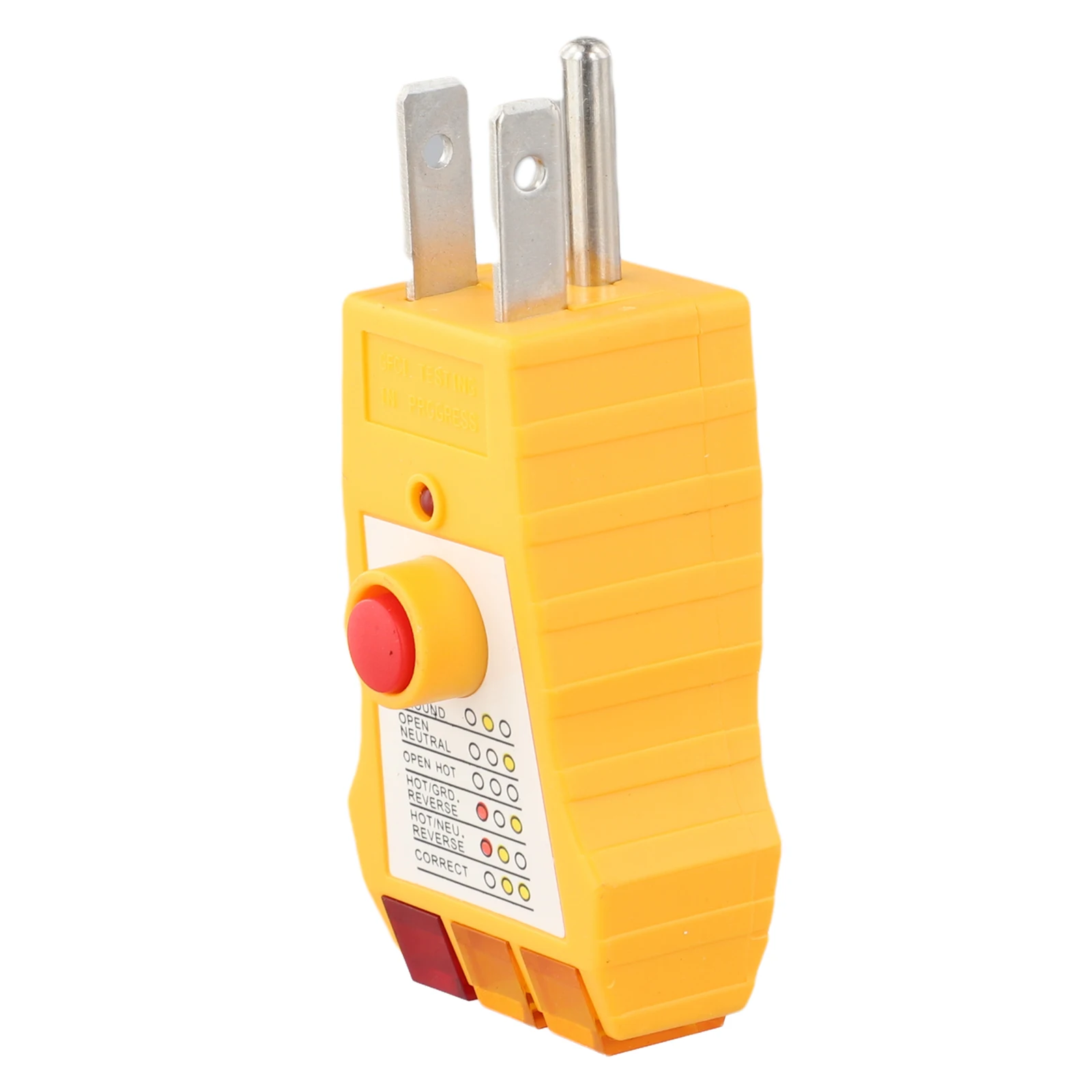 Electrical Wiring Fault Detector Handheld Tester Handheld Tester Packing Size 137*90*34mm Socket Safety Tester Compact Design