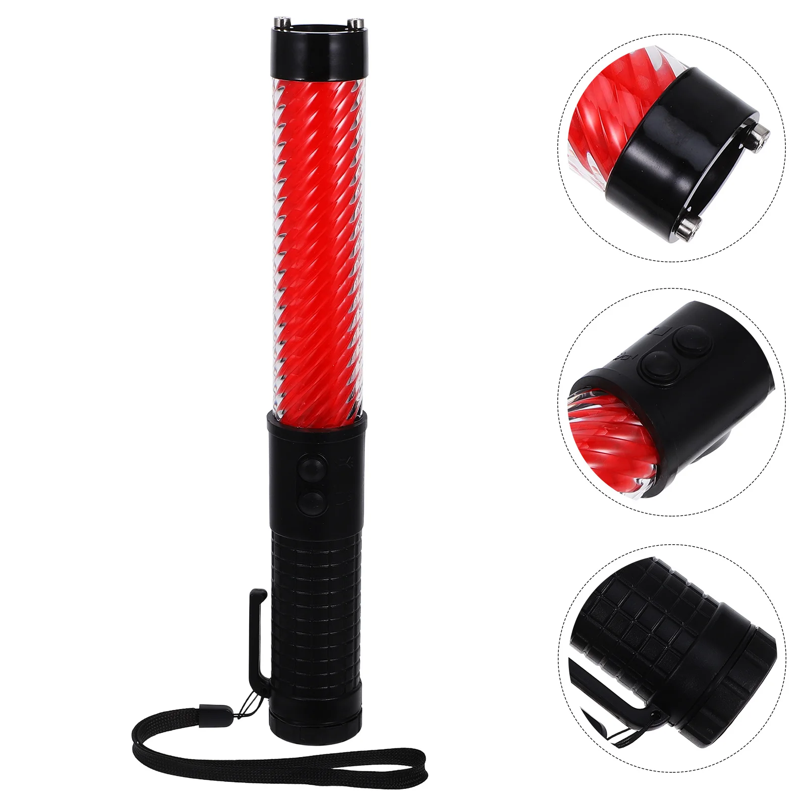 

Bright LED Traffic Signal Wand Glow Stick Reusable Cheering Stick for Concert Parking Car Directing Party Traffic Wand