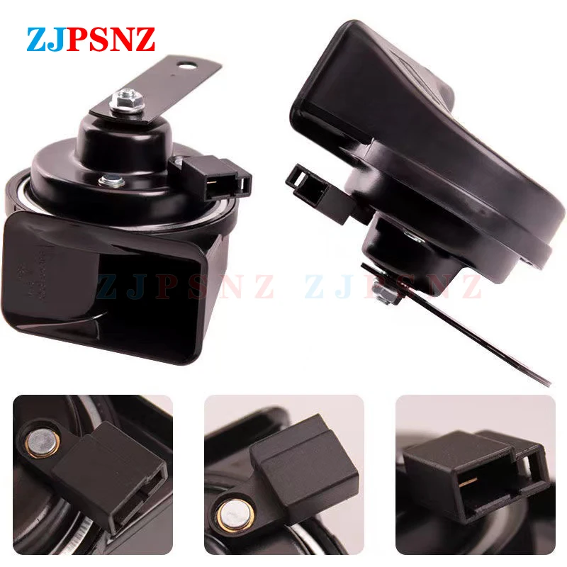 Car Snail Horn With Male Plug Socket Dedicated Horn Socket Conversion Plug Snail Horn Auto Speaker Electric Horn Snail Horns 12V