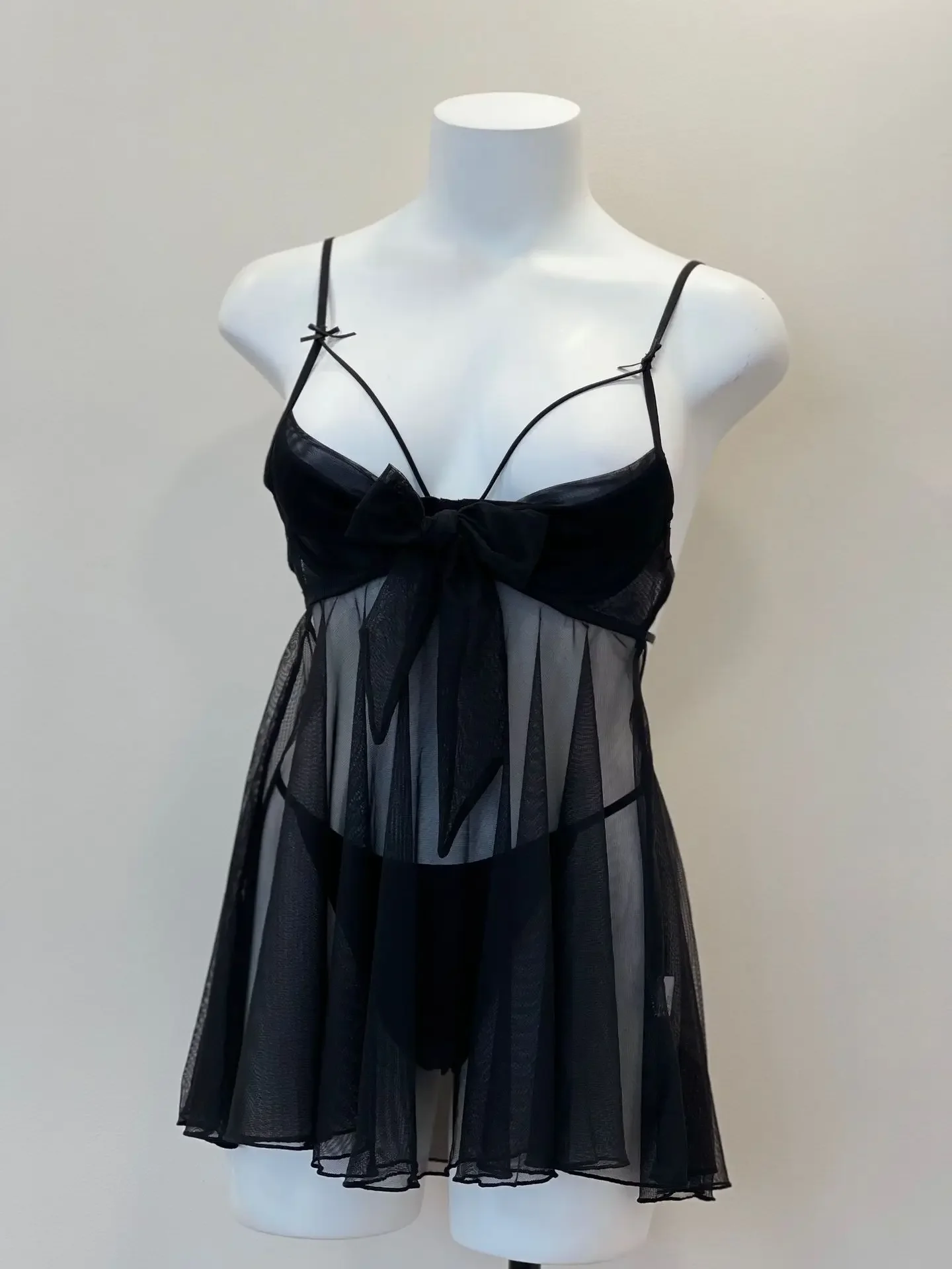 Beautiful Nightdress Sexy Lingerie Mesh Elegant Lolira Style Pajamas for  Women Sleepwear Lace Bowknot Sleeping Dress Night Gown - AliExpress  200574005
