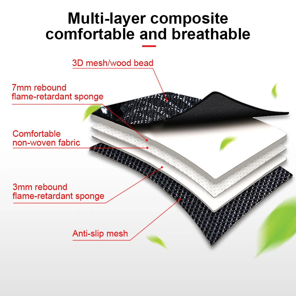 Auto Holz Perle Sitzkissen Sommer Coole Leder Auto Sitz Abdeckung Atmungsaktive Handgemachte Auto Sitz Matte Pad Universal Auto Zubehör – Detail 7