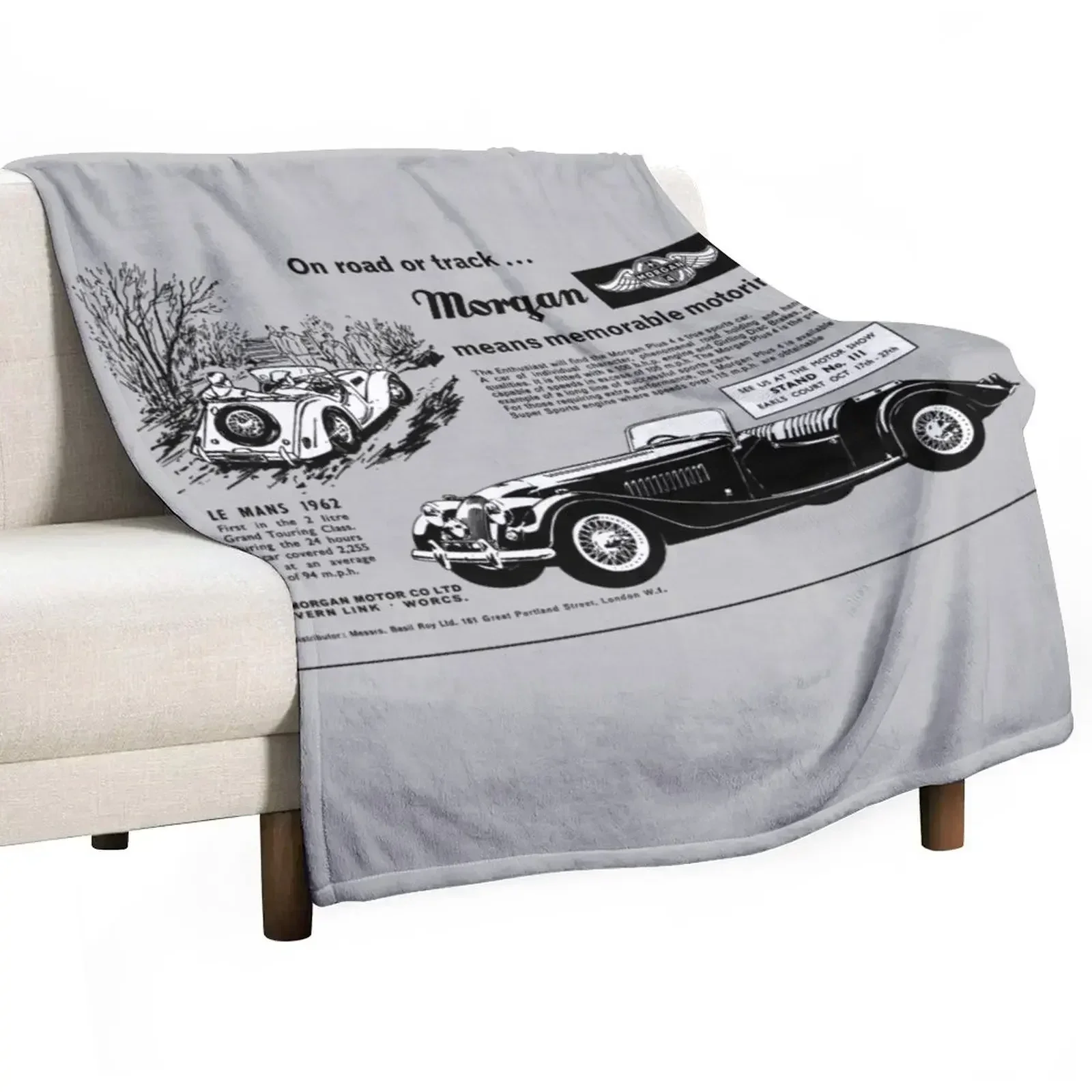 MORGAN Throw Blanket Bed Custom Multi-Purpose decorative Furrys Luxury Thicken Blankets