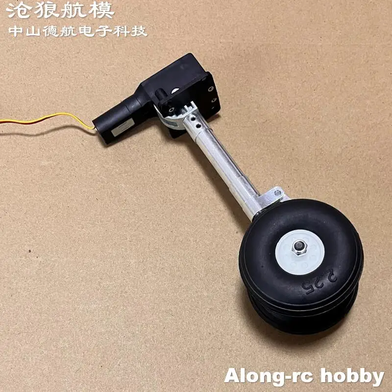 Train d'atterrissage à 2 roues pour 3-6 kg, hauteur 118mm à 218mm, amortissement rétractable principal, pièces d'avion RC