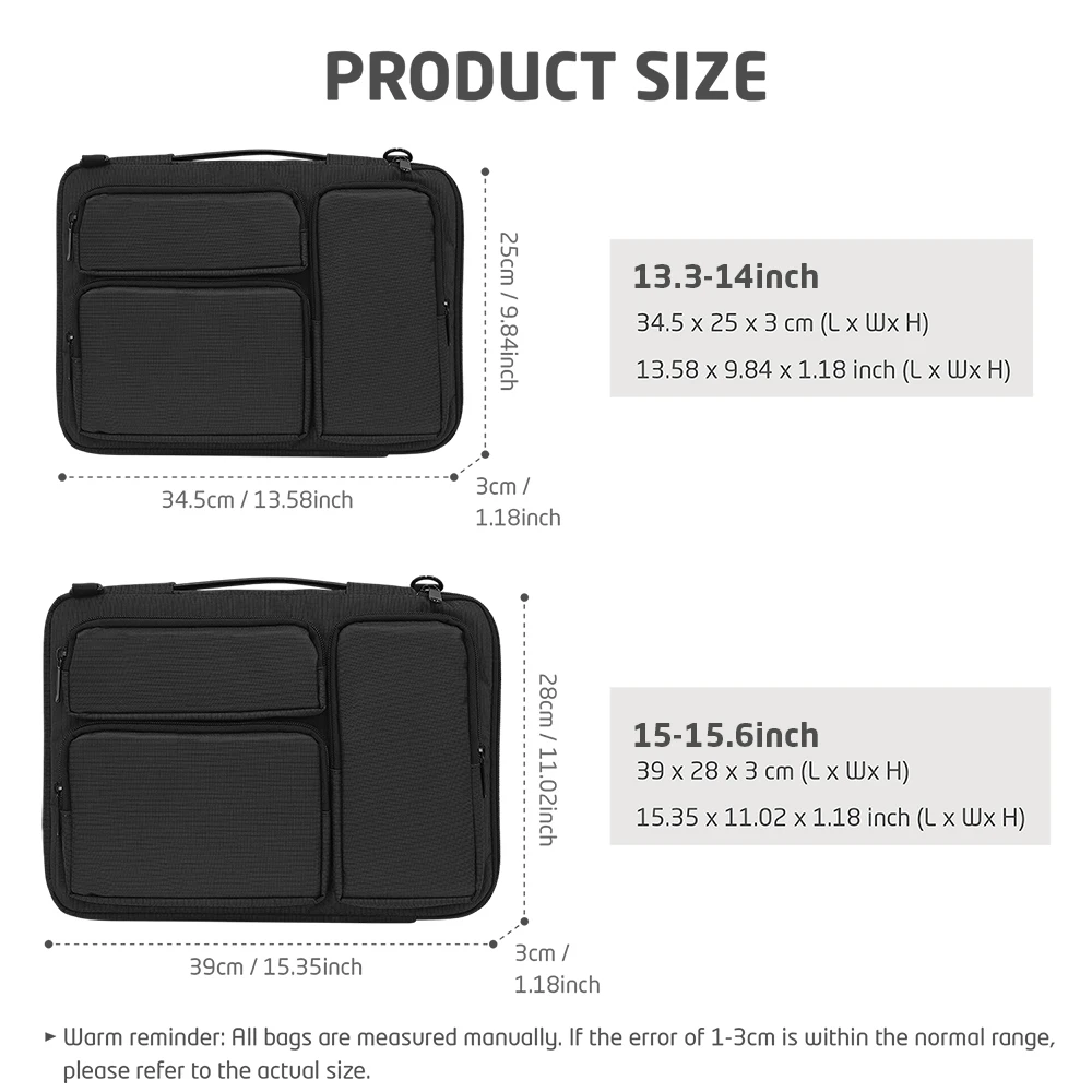 Laptop Case13 14 15.6 inch Carrying Sleeve For Macbook Air M2 13.3 Pro 14 M1 Cover Huawei Xiaomi HP Dell Lenovo Asus Shell BAG