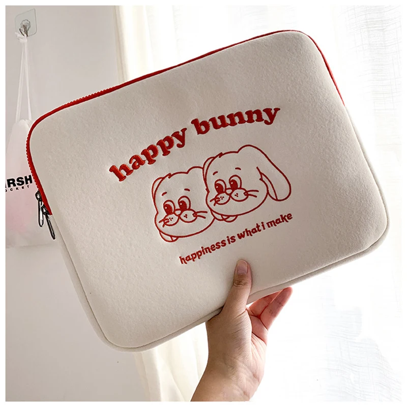 

Cute Laptop Bag For Ipad Pro11 Macbook Air13.6 15 Pro13 14 HP Dell Samsung LG 15.6 16 Inch Macbook pouch Laptop Sleeve