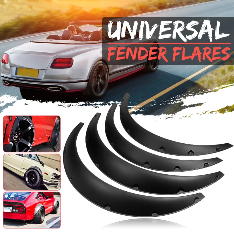 

4Pcs Universal Flexible Car Fender Flares Extra Wide Body Wheel Arches