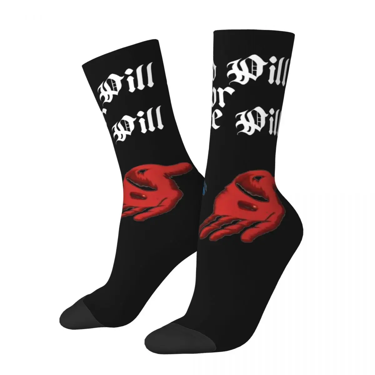 The Matrix Red Pill Or Blue Pill Socks Men Women Polyester Funny Happy Socks Novelty Middle Tube Stockings Gifts