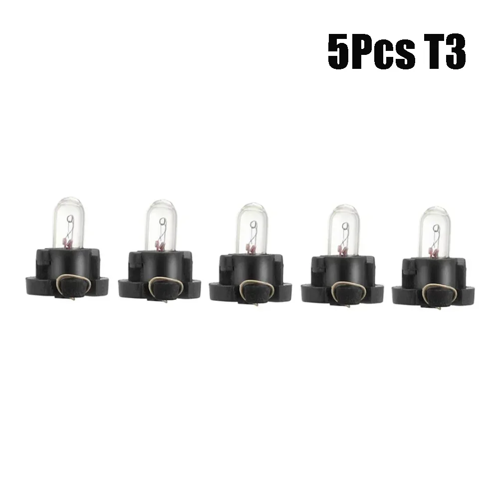 5/10x T3 T4.2 Halogen Car Board Instrument Panel Lamps 4300K 1-1.4W Halogen Bulbs Indicator Wedge Car Dashboard LED Light